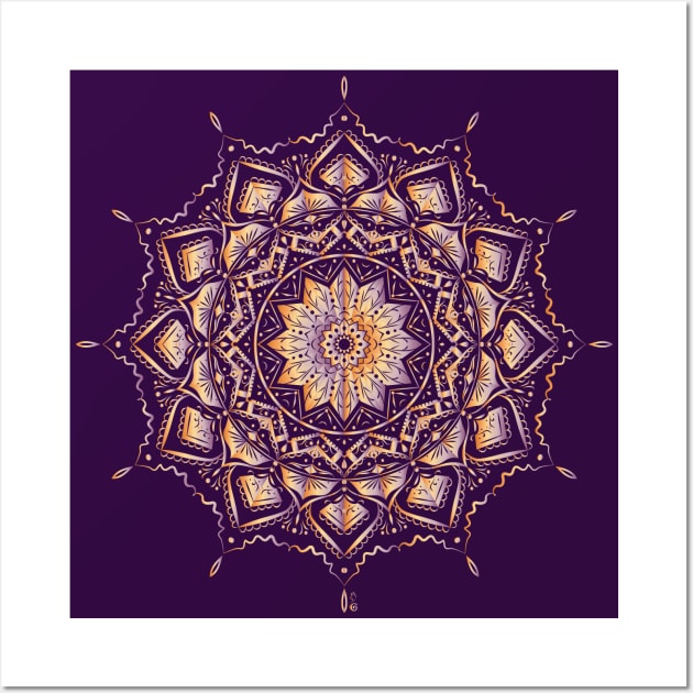 Elegant mandala Wall Art by HagalArt